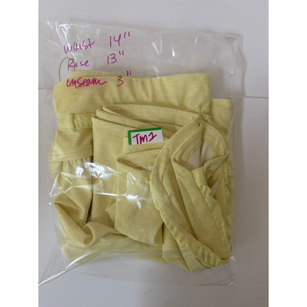 Travis Mathew's Yellow High-Waisted Athletic Shorts with Drawstring & Pockets - Picture 10 of 10